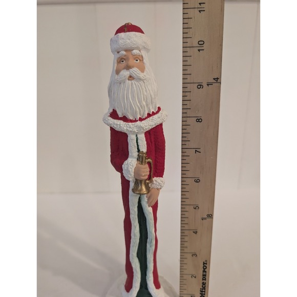 Vintage Christmas Old-World Santa Claus Ceramic Mold Hand Painted 10" Figurine - Picture 5 of 11